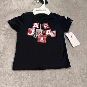 Jordan Shirt Youth 2T Air Jordan Graphic Tee Boys Toddler 1-2 Years New